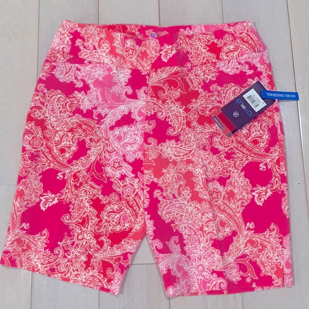 ❤️IBKUL❣️❣️🦋🌺🌸UPF 50+great golf shorts🌺🌺🌸NWT🌺 Firm Price❣️❣️